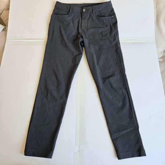 Lululemon 30 ABC Slim Fit Pant Relaxed Gray Casual Everyday Commuter Work Pants - Picture 1 of 8